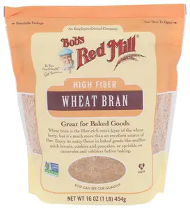 BOBS RED MILL BRAN WHEAT - 16OZ