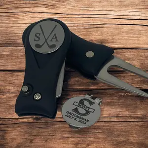 Golfer Gift, Golf Ball Marker with Retractable Divot Tool, Hat Clip, Golf Divot & Marker, Corporate Gifts, Groomsmen Gift, Christmas Gifts