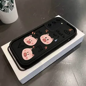 1 Piece Chic A02s What’s Up Case For Samsung A02s Made Of Silicone With Shockproof For Fashion