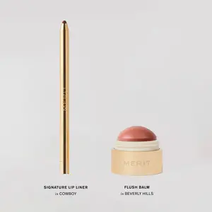 The Brown Pink Set - Lip Liner & Blush Duo