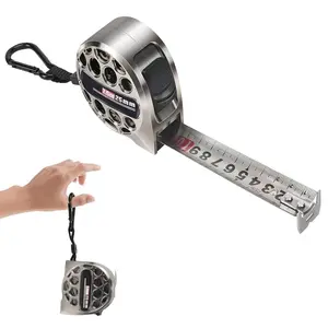 25F TRetractable Tape Measure,Durable Double-Sided Scale Tape, Stainless Steel Measuring Tape