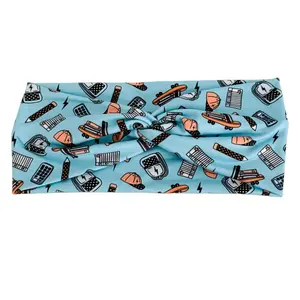 Blue Teacher Headband