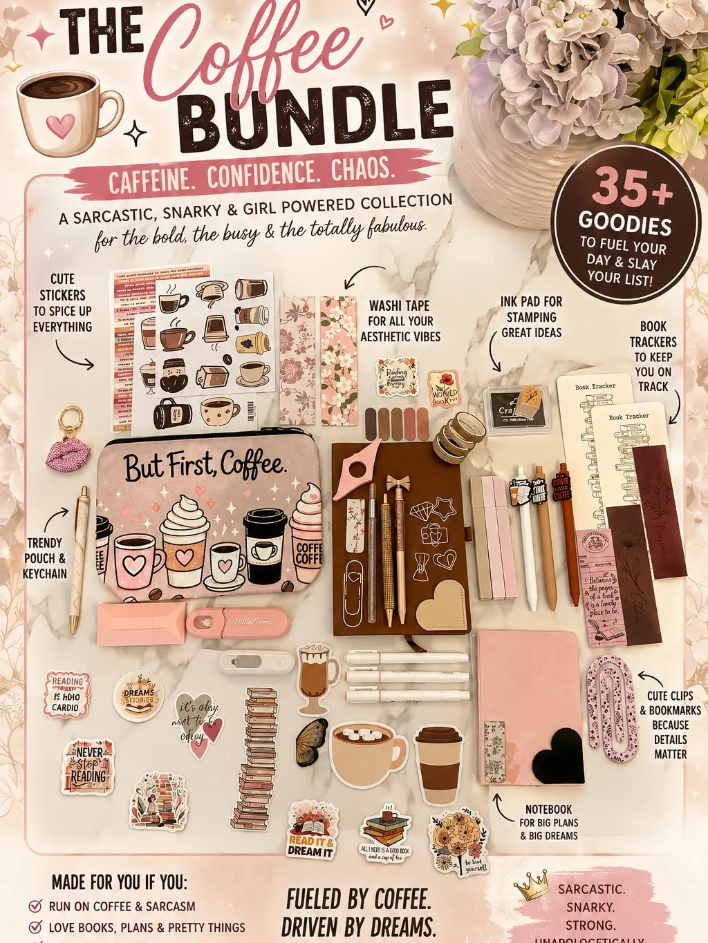 Premium Mystery Bookish Bundle - Coffee