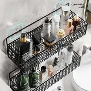 Kitchen Wall-Mounted Storage Rack, Multi-Functional Spice Bottle Holder, Home Oil Salt Sauce Vinegar Organizer, Space-Saving Wall Shelf