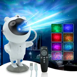 New Bluetooth Astronaut Galaxy Starry Sky Projector Light， Music Playback Projector Lamp Bluetooth Speaker USB Plug-in for Bedroom Holiday Decorations