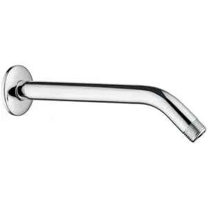 10 Inch Solid Brass Shower Head Extension Arm, Wall Mounted Shower Pipe Arm