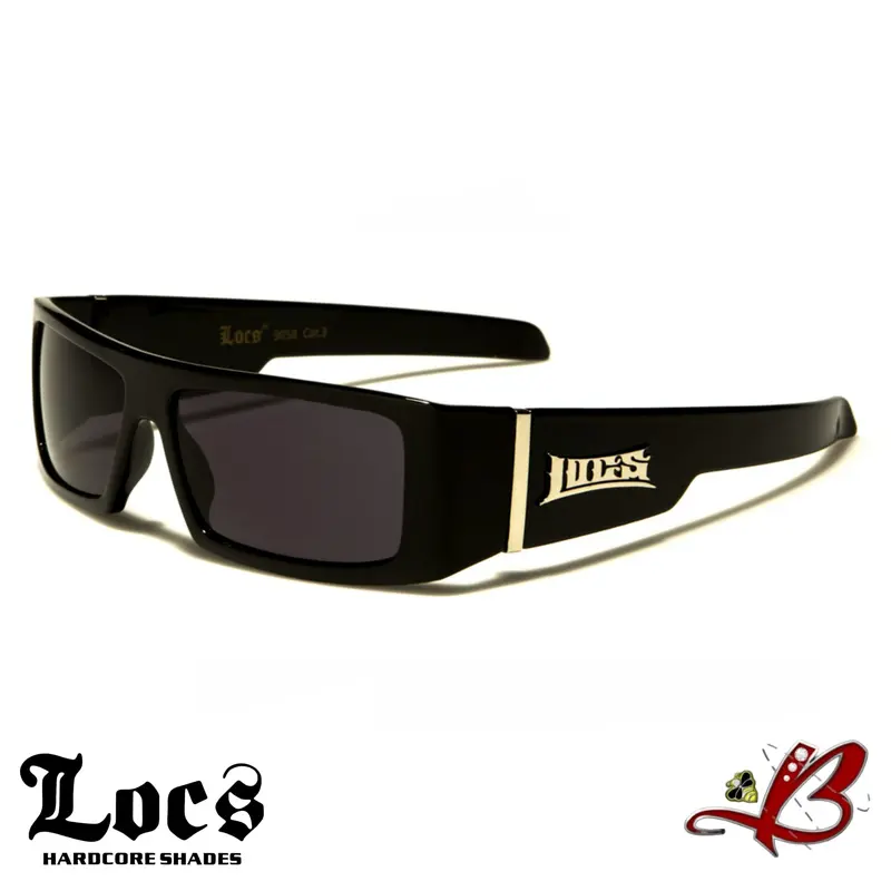 Locs OG Black Signature Lowrider Flat Top Gangster Hardcore Shades Sunglasses tiktok shop