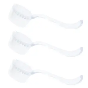 3 Pack Hamster Bath Brush Massage Combs Reptile Cleaning Supplies for Hedgehog Turtle