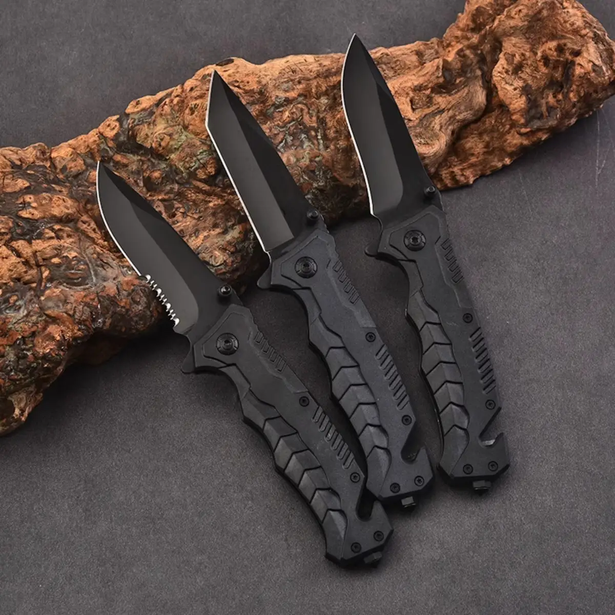 Stainless Steel Fruit knives - High Hardness Sharp Folding knives for Outdoor Use, Multi-Functional Self-Defense, Camping Gifts EDC