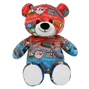 9" Ohio Totally United™ Eco Teddy Bear