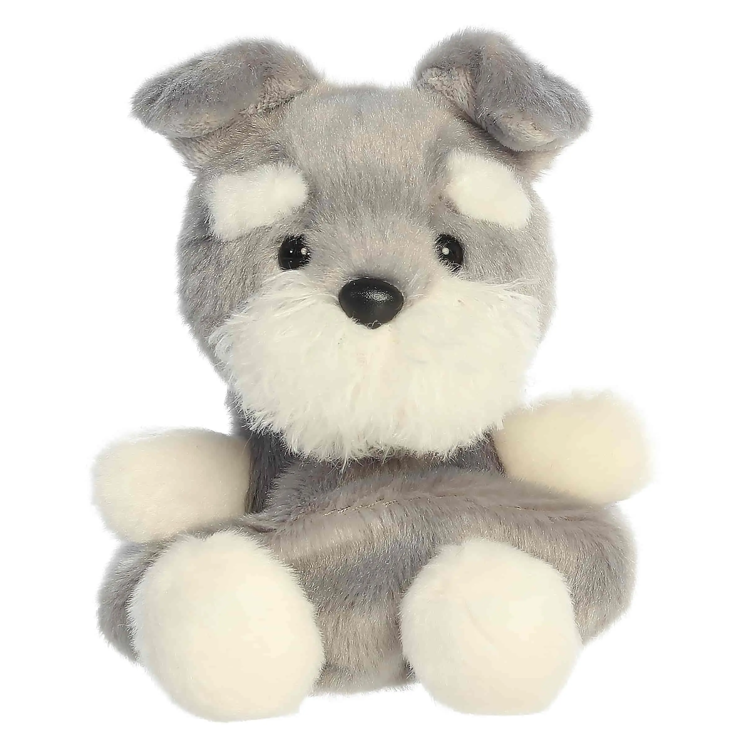 Palm Pals Adorable Korra Schnauzer 5 inch Mini Soft Plush Collectable Stuffed Animal