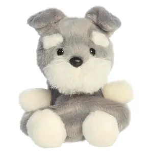 Palm Pals Adorable Korra Schnauzer 5 inch Mini Soft Plush Collectable Stuffed Animal