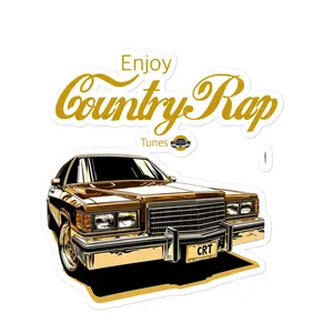 Gold Enjoy CRT Sticker