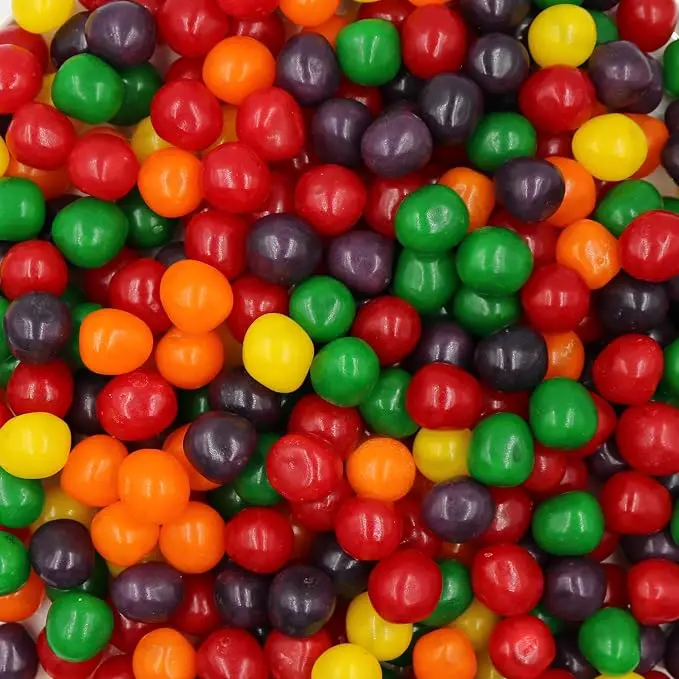 Sour Chewy Fruit Candy Balls (Assorted, 1 Pound)