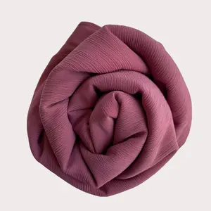 Chiffon Crepe Hijab - Versatile Design for Various Occasions, Lightweight and Durable Fabric, Ideal for Everyday Wear