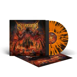 Messticator - Total Mastery - Orange/Black  [VINYL RECORD - LP] Black, Colored Vinyl, Ltd Ed, 140 Gram Vinyl, Orange