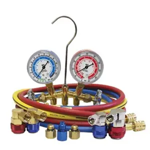 Dual 134a & 1234yf Brassmanifold Gauge Set