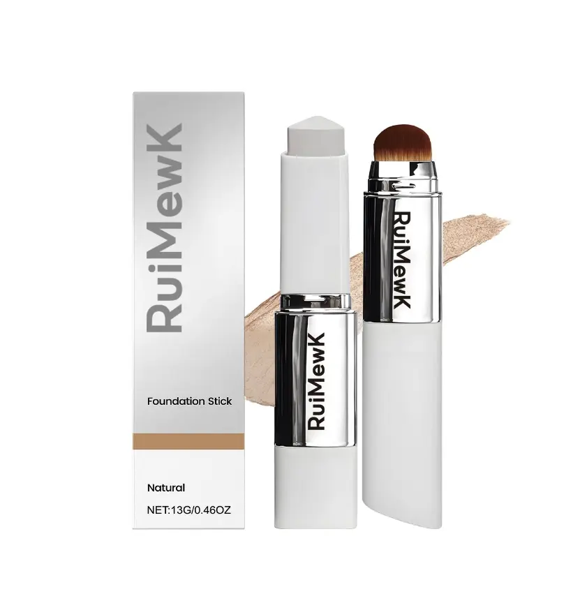 2-in-1 Compact Concealer Foundation Stick Cosmetic, Hydrating Full Coverage Soft Matte Finish, Lightweight Waterproof Base Makeup That Blends Well, Hydrate for Daily Use on All Skin Types, Soft Matte Complete Concealer