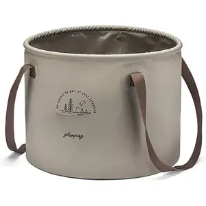 Multifunctional Collapsible Water Basin, Folding Tub, Portable Bin, Lightweight Foldable Bucket with Handles for Camping, Dish Washing, Laundry, Fishing, Hiking