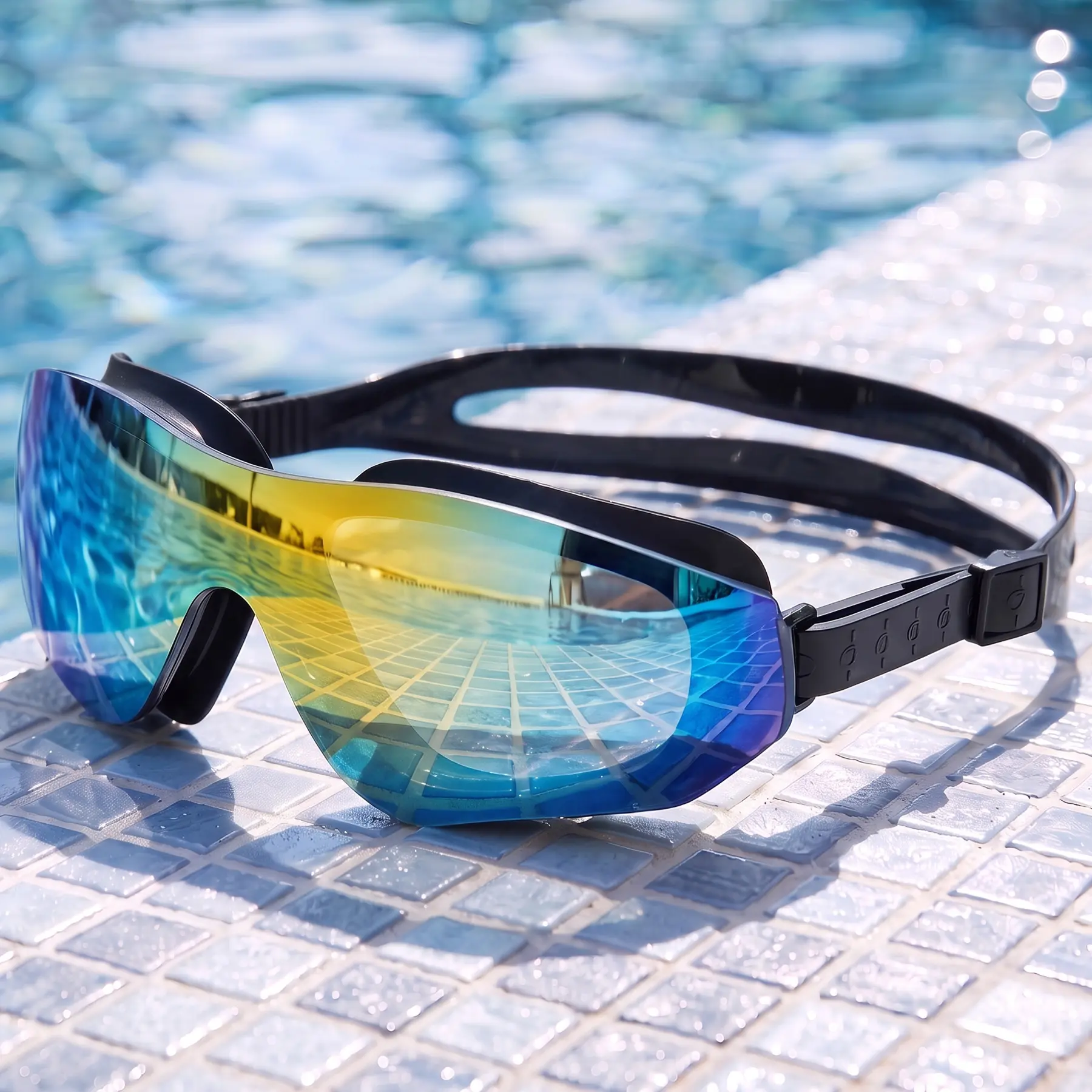 [BackToSchool] Otionus Swim Goggles Adult, Frameless Wide Vision Swimming Goggles for Men Women, Anti Fog UV Leakproof Pool Goggles,for Lake,Beach, Summer Party