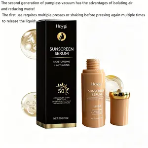The second generation vacuum pump free moisturizing protection sunscreen concealer can moisturize the skin, suitable for a variety of skin types, brighten concealer, isolate, thin and natural
