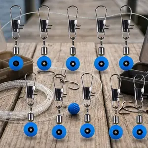 Stainless Steel Fishing Snap Swivels Kit | Interlock Snap Design | Saltwater Freshwater Multi-Size Tackle | Fishing Gear Upgrade Essentials | Must-Have Fishing Accessories Set