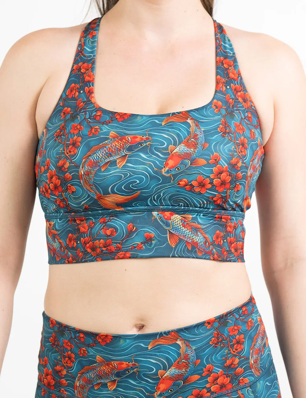 CVG Longline Sports Bra, Drift Design Athletic Bra