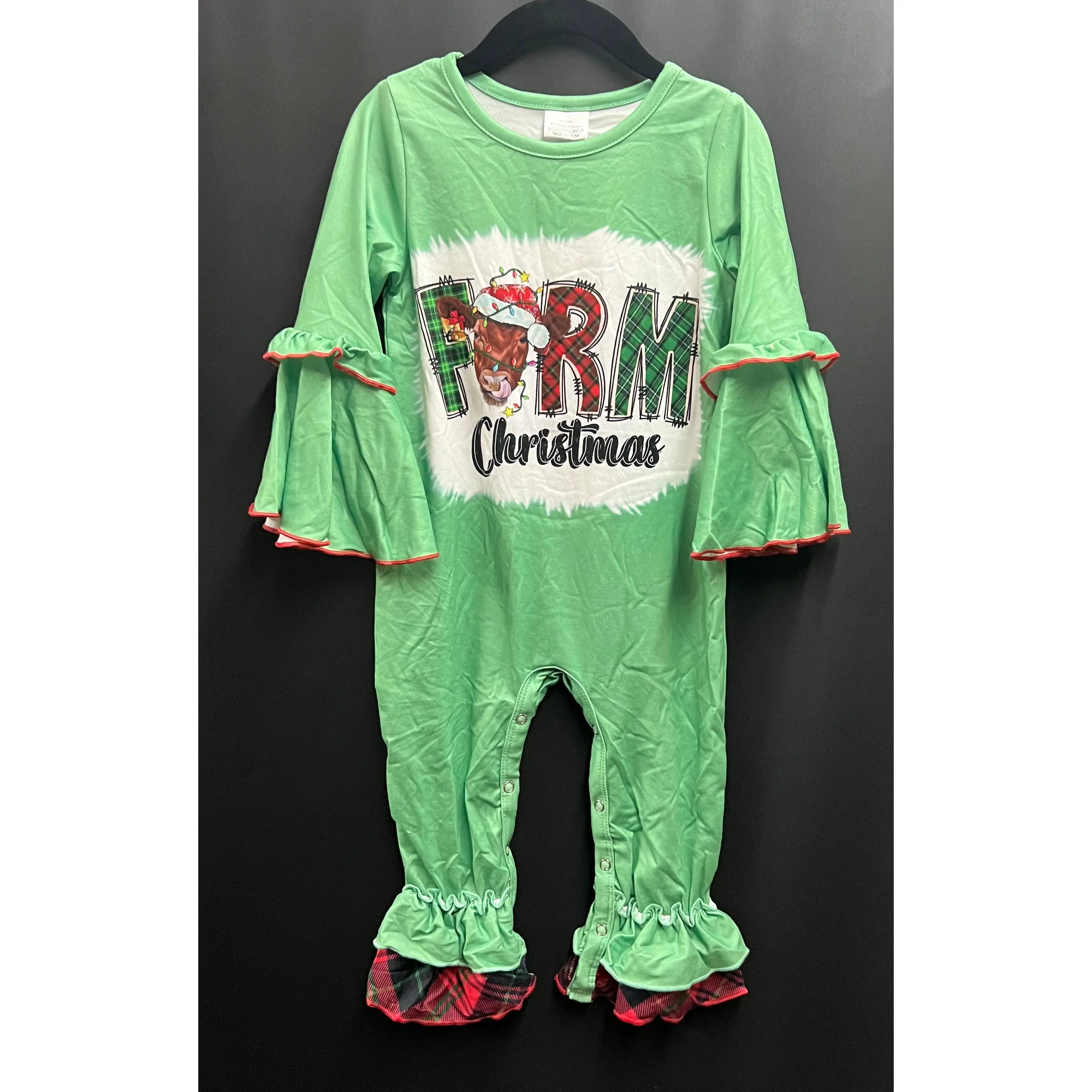 Farm Christmas Romper