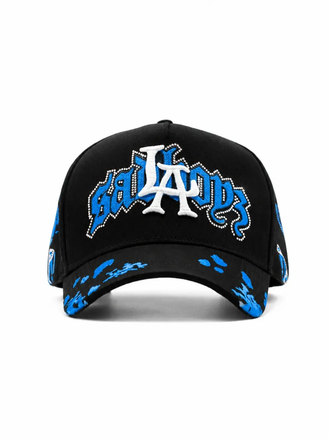 Dandy Hats x Junior H “Angel Azul” Premium Streetwear Snapback – Black Adjustable Unisex