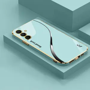 Suitable for [Galaxy A16 5g] Simple silk creative business high-end anti-drop electroplating silicone mobile phone case affordable anti-drop-888