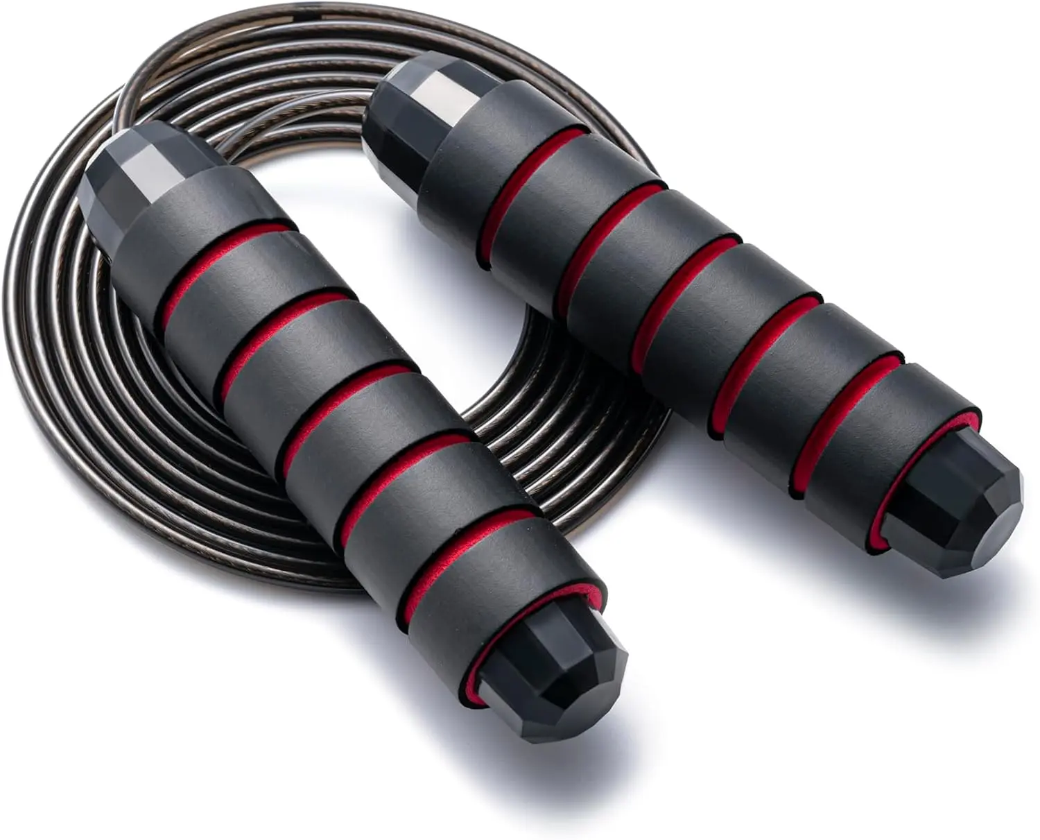 Jump Rope, Adjustable Jump Ropes,Skipping Rope Tangle-Free Rapid Speed with Ball Bearings for Women Men ,Exercise at Home School Gym