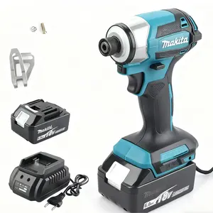 Makita 173 Cordless Impact Driver, Four Speed Settings, 180N·m Max Torque for Construction, Repair, and Assembly Jobs