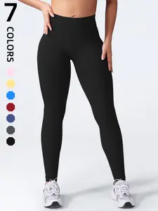Women's High Waist Butt Lifting Yoga Pants, Soft Breathable Sportswear, Suitable for Fitness and Daily Use, All-Season Gym Tight Pants, High Waist Leggings