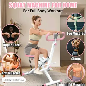 Squat Assist Trainer for Home Workouts, Lower Body Strength, Balance & Stability