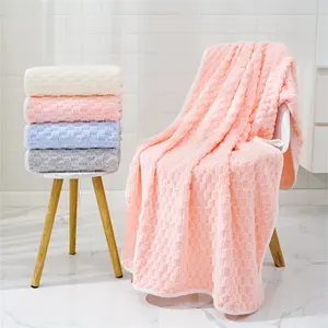 Waffle Weave Microfiber Bath Towel - Ultra-Absorbent, Quick-Drying, Soft, Durable Everyday Towel for Spa and Gym Use, Ideal Gift