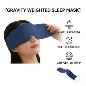 Cloud-Like Comfort Sleep Mask for Side Sleepers, Dual-sided Cooling Bamboo Fiber Eye Cover, Ear Protection Silent Strap Breathable Sleep Mask, Portable Travel Accessory & Nice Daily Gift summervibes