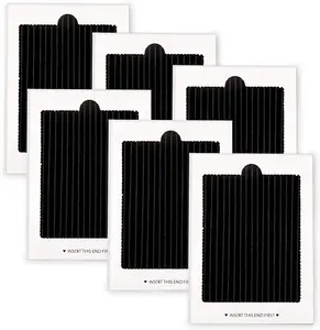 Refrigerator Air Filter Replacement 6 Pack - Carbon Activated Filter Compatible with Frigidaire & Electrolux Pure Air Ultra Reduce Odors for EAFCBF, PAULTRA, RAF1150 242061001,242047801, 242047804