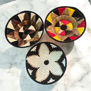 Handmade Decorative Woven Basket – Assorted Designs | Made in Uganda