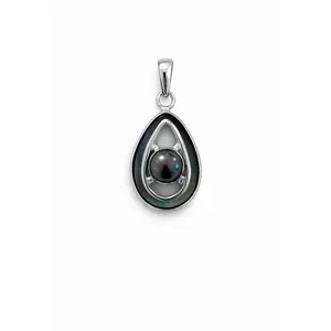 Black Pearl Teardrop Pendant