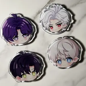 Chibi Love and Deepspace Magnetic Adhesive Phone Grip Holder Stand Caleb Xavier Sylus Zayne Rafayel