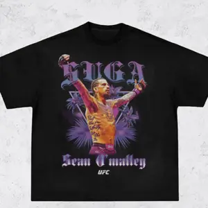 UFC Sean OMalley Old English Palms Vintage T-Shirt, Streetwear Unisex Tee Y2K Gift For Woman and Man Unisex Sweashirt, Hoodie