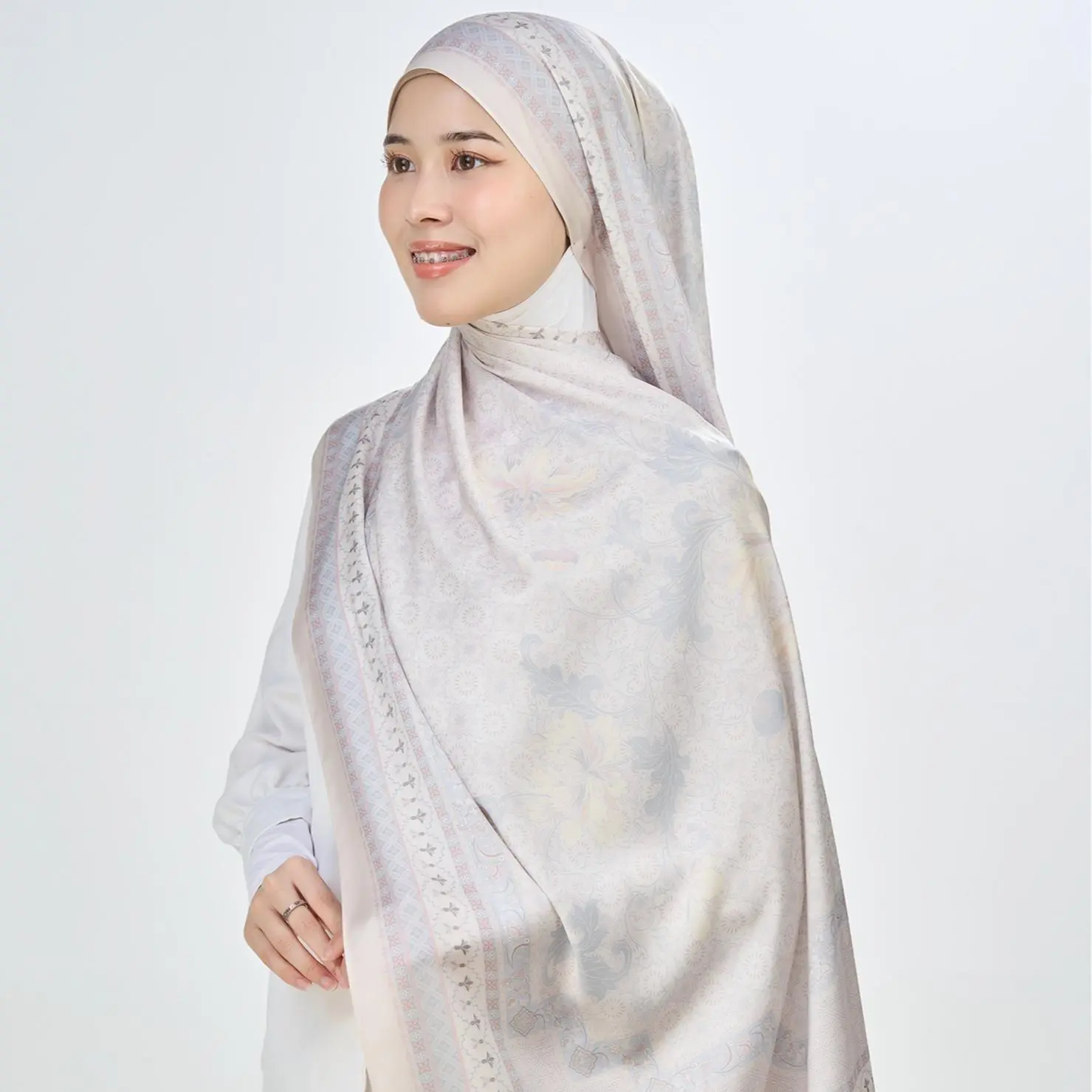 Bella Mia Satin Silk Hijab - Yusraa Collection