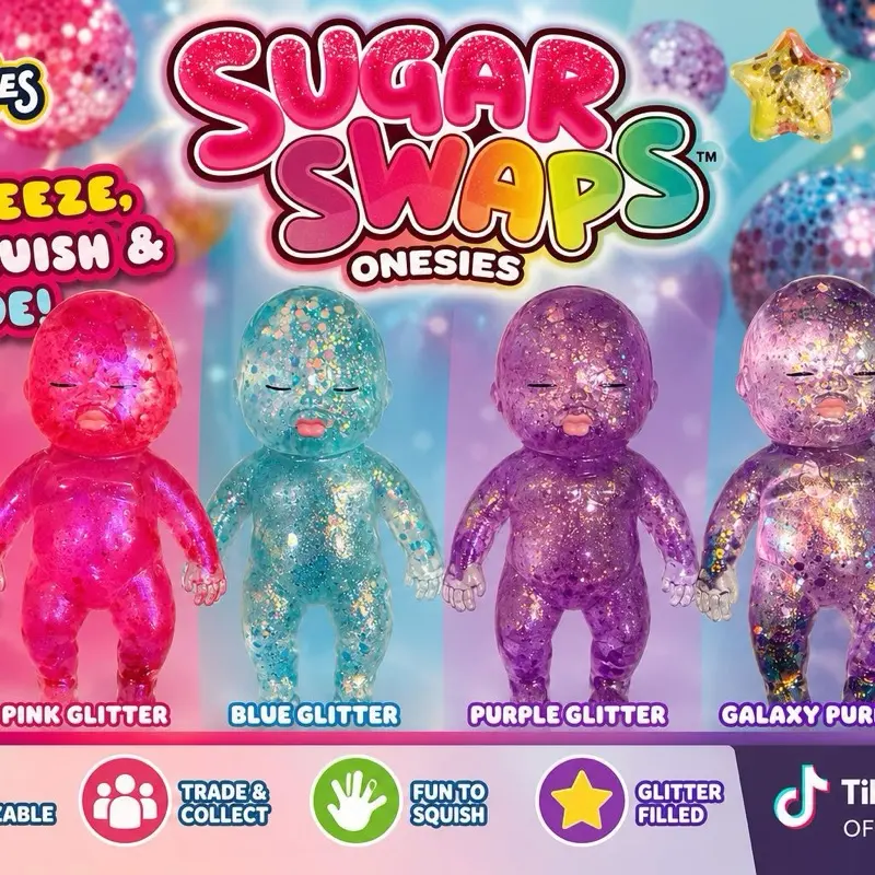 14CM Curiosities Sugar Swaps Jumbo Baby Squishy, S