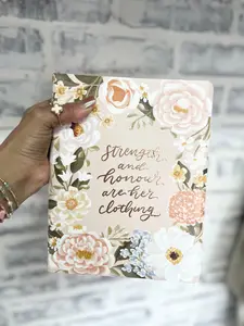 KJV Note-taking Bible Faux Leather Strength and Dignity Prov 31:25