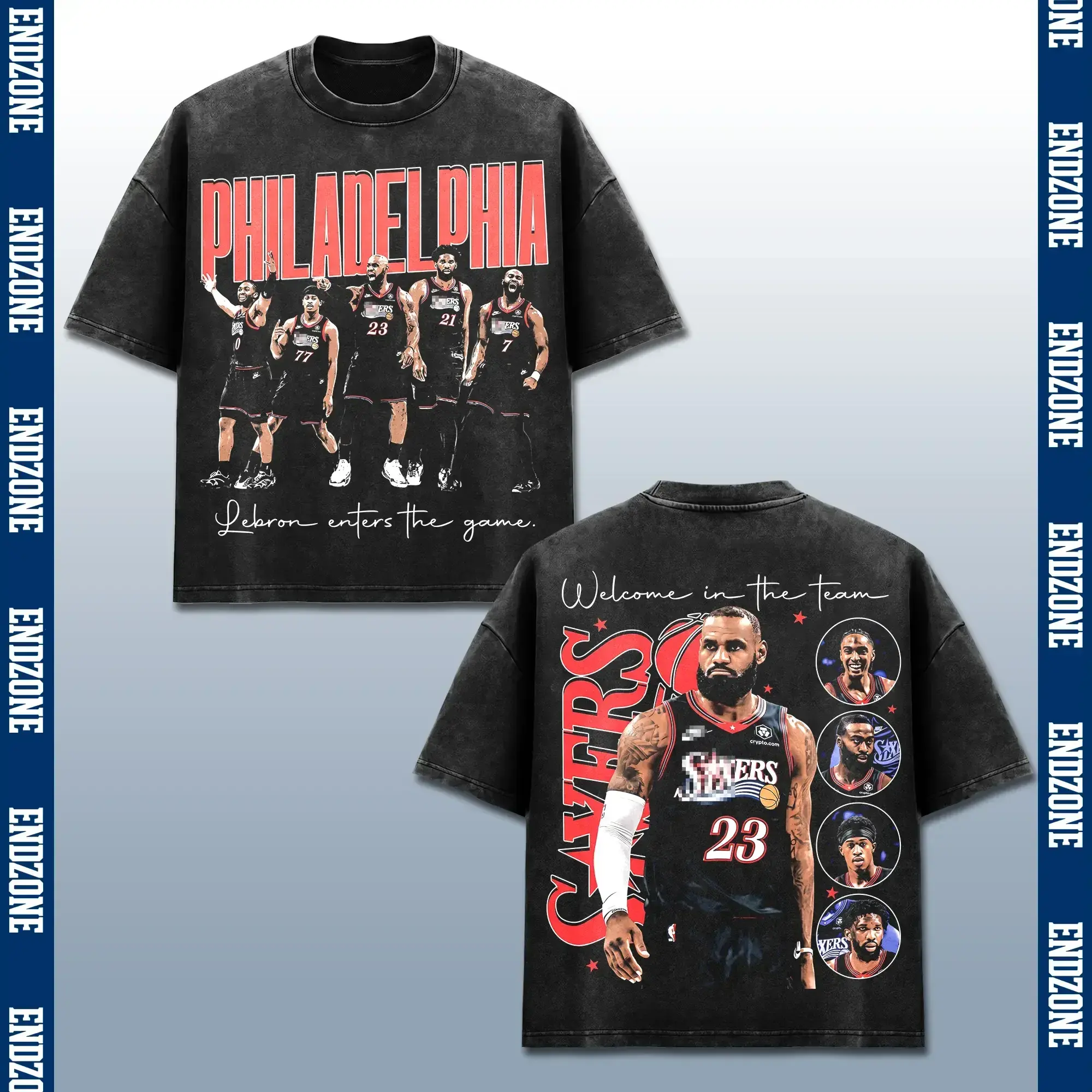 [FREE SHIP] LeBron James LBJ King James 23 Vintage Graphic Shirt, City Squad Enters The Game Basketball Fan Tee, Pro Hoops Championship Season Gear, Retro Bootleg Welcome To The Team T Shirt, Heavyweight Acid Wash Oversized Unisex Hip Hop Streetwear