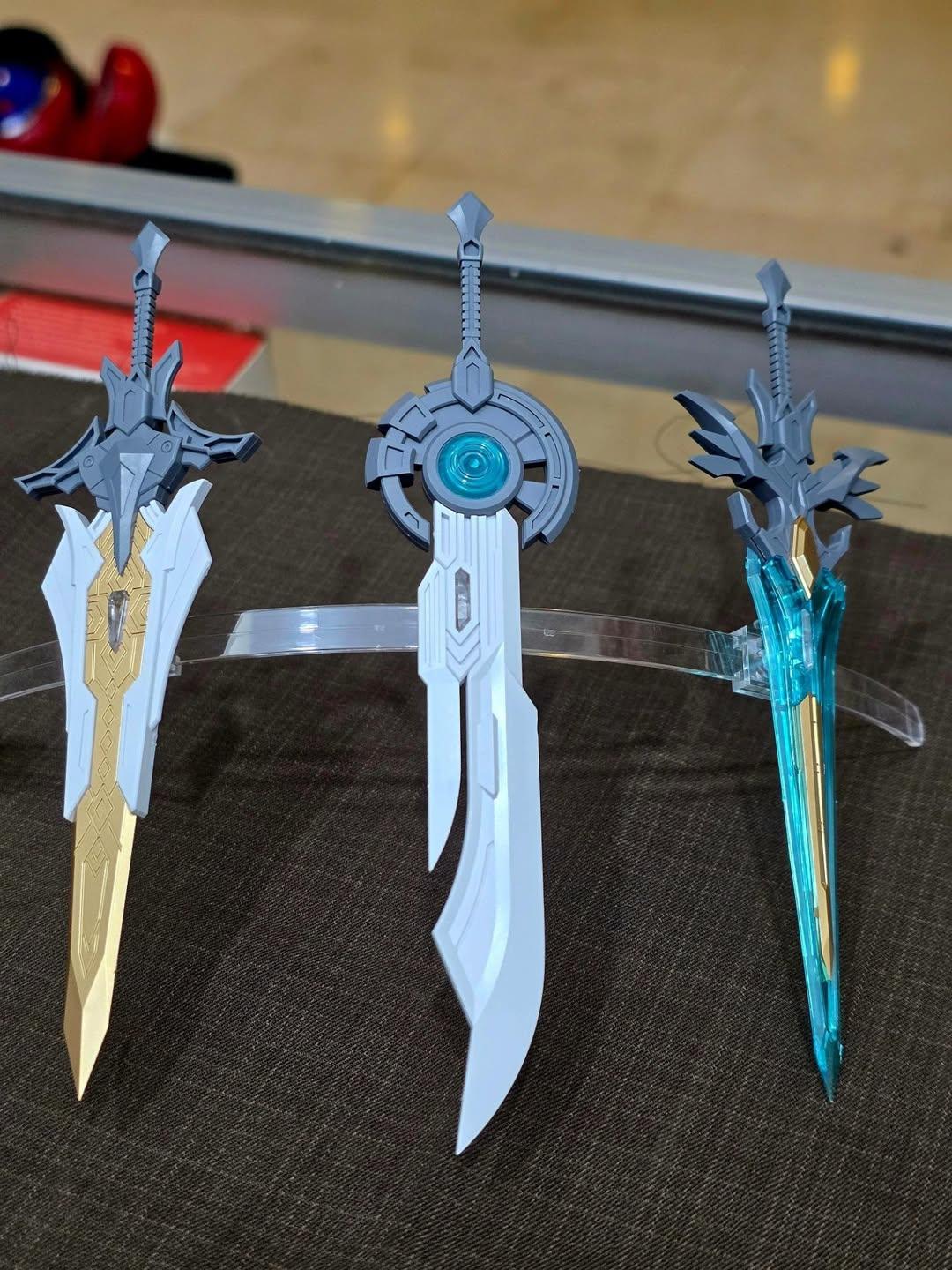 Funtasy Planet SNAA 1/144 Mecha Model Kit -Divine Invoker Percival Awakening Deluxe Edition - Articulated Action Figure Building Kit, Sovereign Sword Array, Gift for Adults & Teens