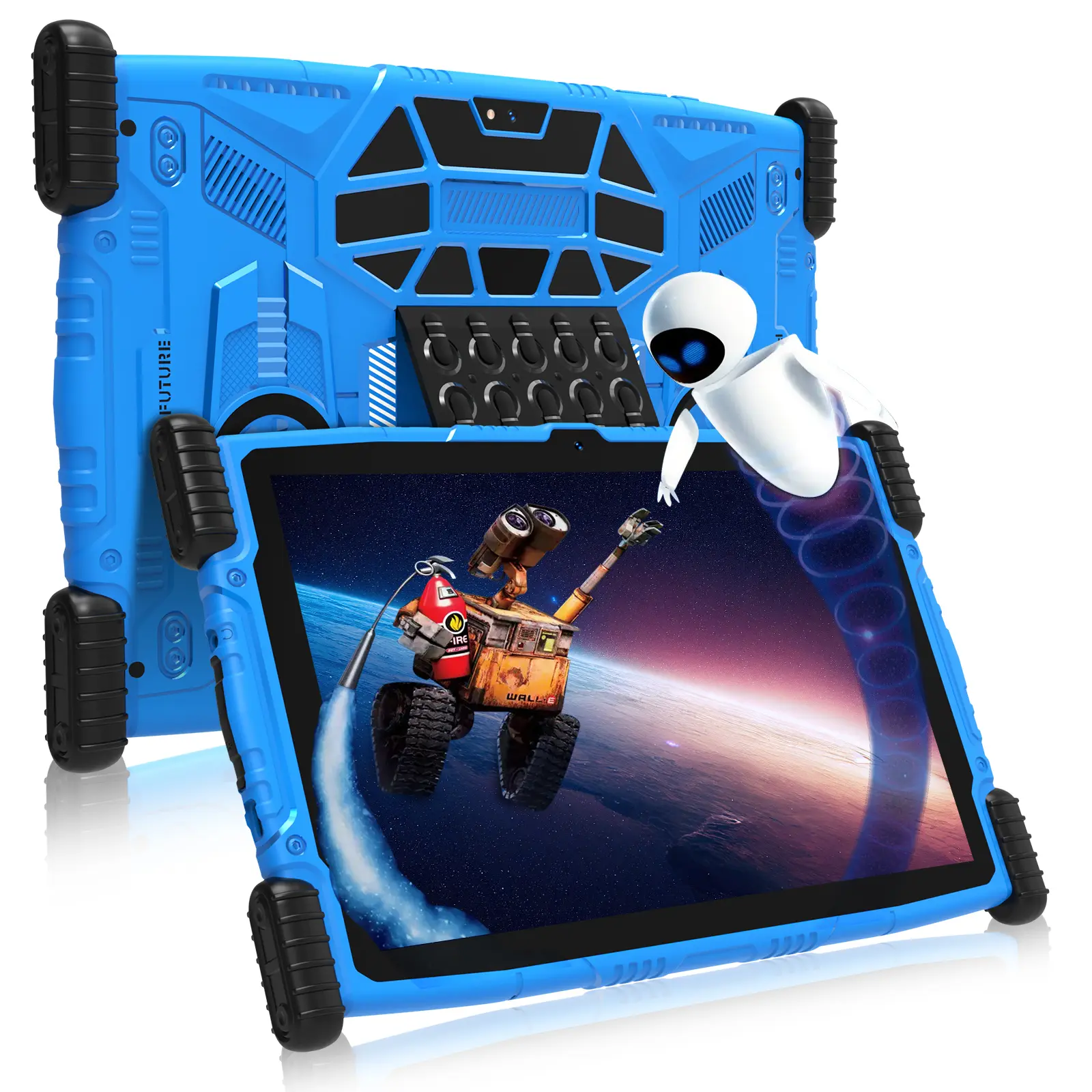 Kids Tablet, 10 Inch Tablet for Kids Android 15, 8GB+64GB/1 TB Expansion, Quad-Core, WiFi, YouTube, Google Kids Space,Parental Control 1280 * 800 HD Display with Protective Case,Great Gift for Toddler Black Friday deal, kids tablet on sale