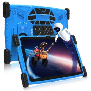 Kids Tablet, 10 Inch Tablet for Kids Android 13, 4GB+64GB/1 TB Expansion, Quad-Core, WiFi, YouTube, Google Kids Space,Parental Control 1280 * 800 HD Display with Protective Case,Great Gift for Toddler Black Friday deal, kids tablet on sale