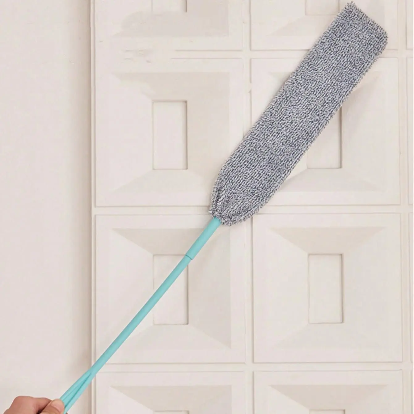 Telescopic Duster, 1 Count Adjustable Long Handle Cleaning Brush for Sofa Cushion Gap, Reusable Cleaning Duster for Home Bedroom Kitchen Cleaning Brush