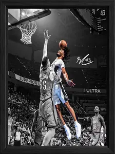 Stephon Castle Dunk Paper Poster, San Antonio Basketball Fan Home Decor Wall Art